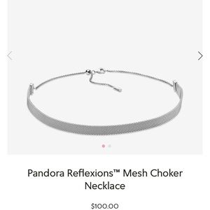 Barely Worn Pandora Reflexions Mesh Choker